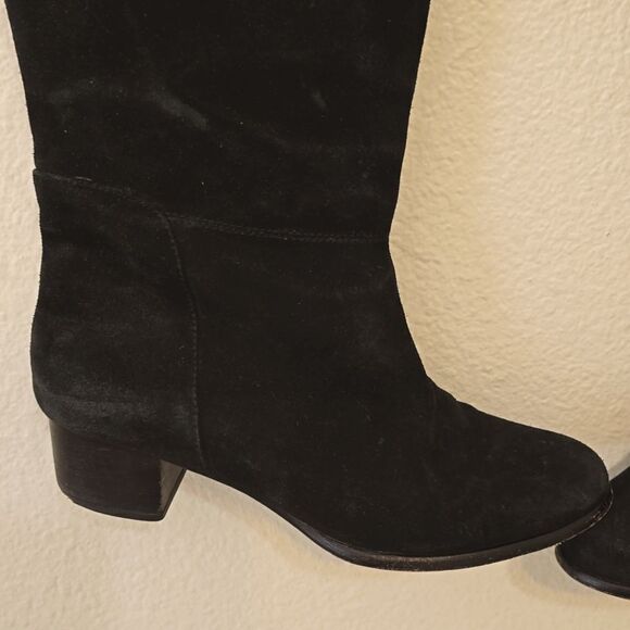 Joie Black Suede Boots 38 - Picture 2 of 11